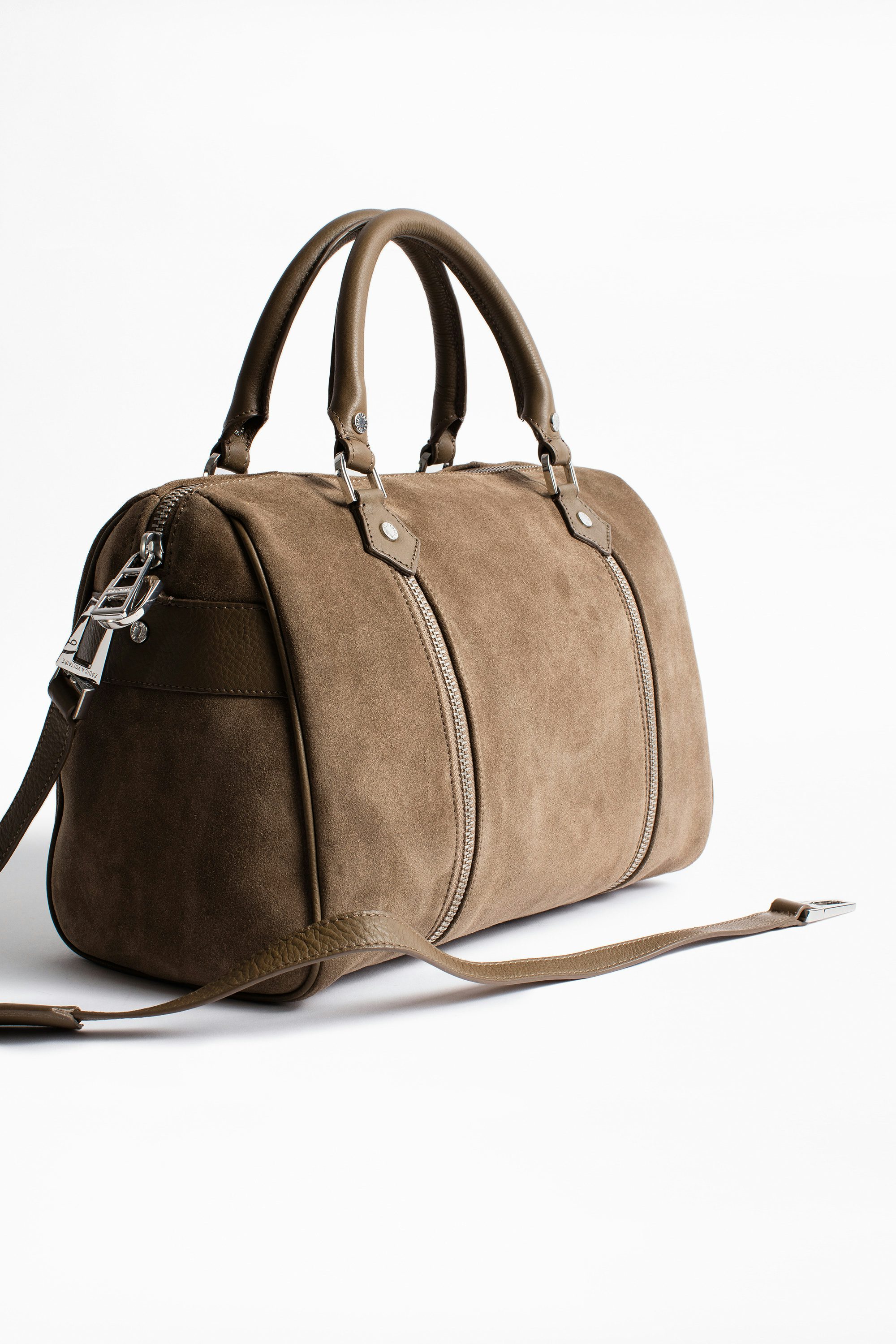Sac Sunny Medium Suede - Sac en cuir suédé femme